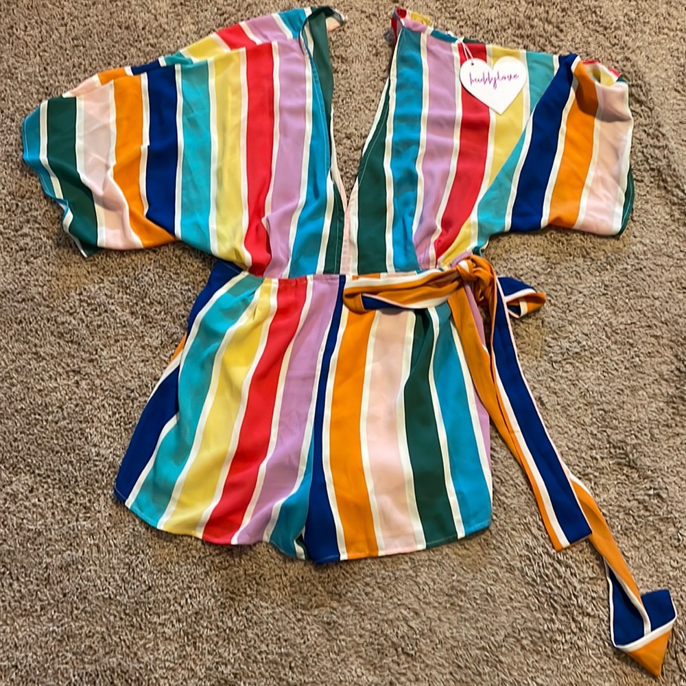Buddy Love Rainbow Romper